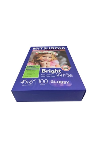 Mitsubishi 4X6 10X15 260 G Parlak Inkjet Kağıt