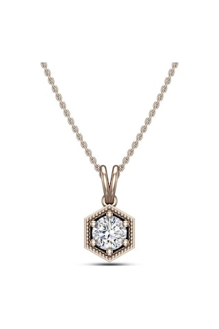 0,30 Karat Pırlanta Tektaş Kolye N11.59
