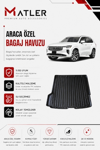 Volvo Xc90 2019 Model Bagaj Havuzu Volvo Xc90 2019 Model Bagaj Havuzu