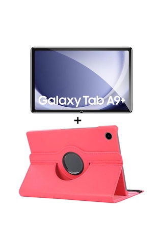 Samsung Galaxy Tab A11+ Plus/a9+ 11-ınch 2025/2023 Uyumlu 360 Dönen Standlı Kılıf Dönerli Kılıf