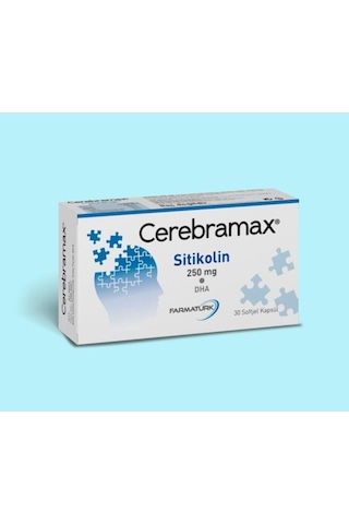 Cerebramax Bellek Dikkat 250 Mg Balık Yağı 30 Kapsül