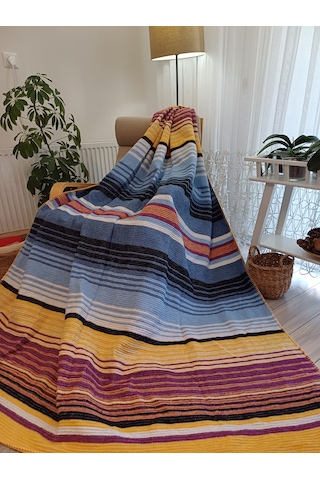 Tek Kişilik Battaniye Pamuklu Mevsimlik Battaniye