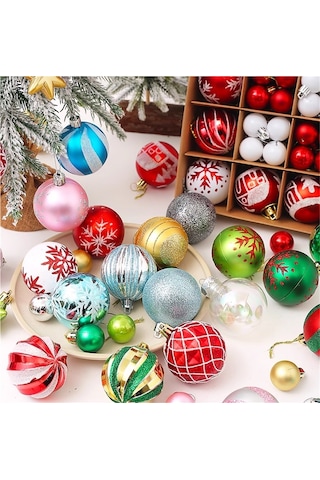 Ambition No.8 Yılbaşı Top Cazibesi, 3-6cm Set Elektroliz Top