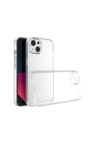 Apple Uyumlu iPhone, 13 Mini Kamera Korumalı Süper Silikon Kapak