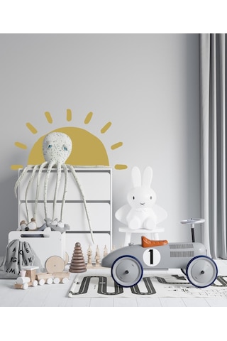 Güneş Bohem Duvar Sticker Bebek Ve Çocuk Odası Dekoratif Duvar Çıkartma Sticker 55 X 100