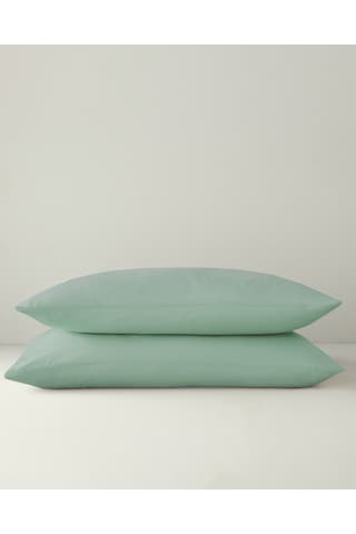 English Home Pure Pamuklu 2'li Yastık Kılıfı 50x70 Cm Çağla Yeşili Çağla Yeşili