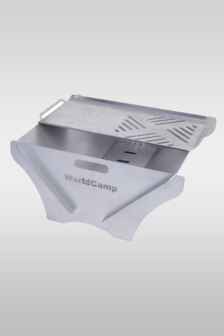 Duble Boy Portatif Mangal Ateş Kutusu Gri