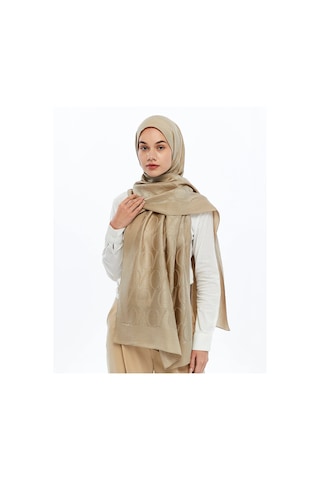 Valentino Orlandi Alia Vo Motif Desen Şal - 6545 Bej