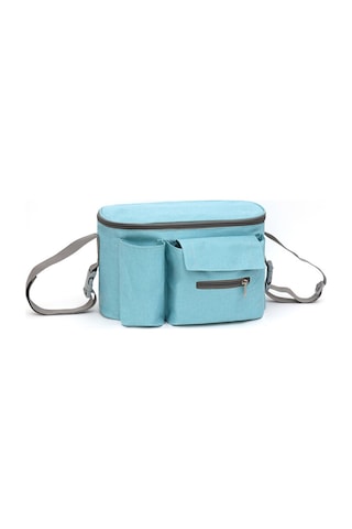 Teltree Mavi Bebek Arabası Çantası, Oxford Kumaş Çekirdekli, Besin Biberonu-bezi Saklama, Dışarıda Kolay Taşıma, Çarpıkmaz-taşınabilir Mavi