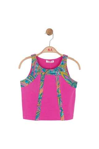 Kız Çocuk Boho Bluz Nk-31342 Fuşya