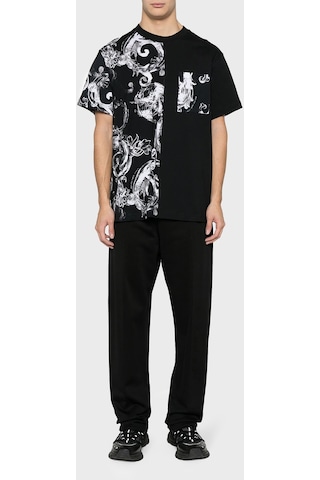 Versace Jeans Couture Erkek T Shirt 76gah611 Js287 899 Siyah
