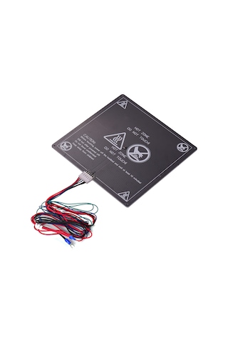 Yaozixa Anet A8/a6/a2 Uyumlu 3d Yazıcı Isıtma Platformu 220x220x3mm Alüminyum Taban 12v 120w Siyah Yağlı Tek Yüzeyli Isıtma Kablolu