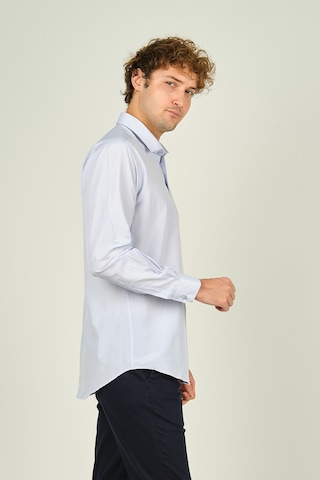 Figs Erkek Slim Fit Uzun Kollu Pamuklu Gömlek 0017 Açık Mavi Açık Mavi