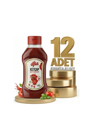 Afia Acılı Ketçap 12x550 Gr