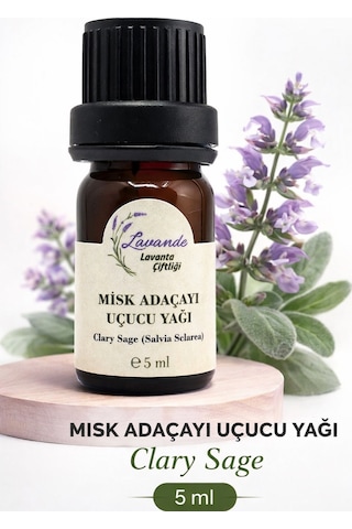Lavande Lavanta Çiftliği Misk Adaçayı Uçucu Yağı 5 ML