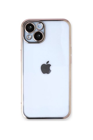 Apple iPhone Uyumlu. 14 Kılıf Razer Lensli Silikon - Gold