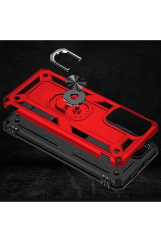 Xiaomi Redmi Note 11T 5G Kılıf Zore Vega Kapak-Gri