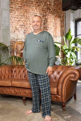 Aydoğan Erkek Emir Büyük Beden Kışlık Termal Gri Pijama Takımı 0545 Gri