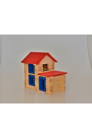 DEdemin Evi Ahşap Ev Maket Oyunu 93 Parça 00024