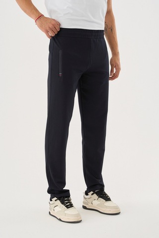 Shooter Sportswear Erkek Antrasit Mevsimlik Eşofman Altı Beli Lastikli Bağcıklı Rahat Kalıp Lacivert