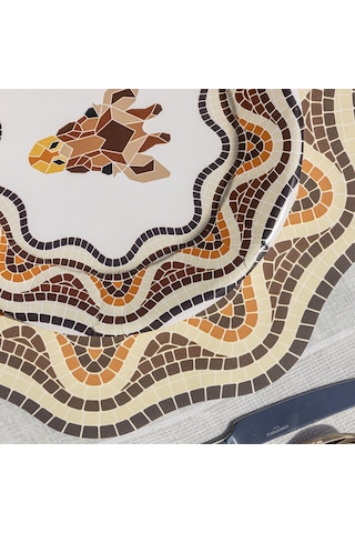 Mosaic Kağıt Amerikan Servis 39x39 Cm 12'li Paket Beyaz
