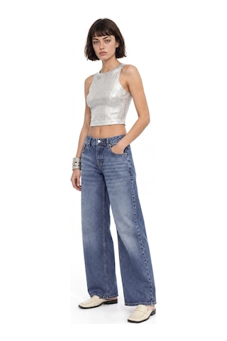 Hiccup Squalo Kadın Pantolon Orta Mavi Denim 01