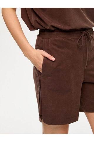 Tencelli Örme Comfort Şort S26srt010 Us26srt01030 Kahve
