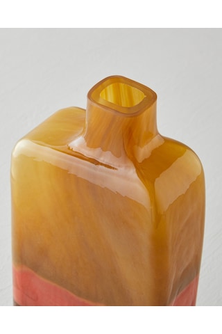 English Home Adra Cam Vazo 30 Cm Amber Amber