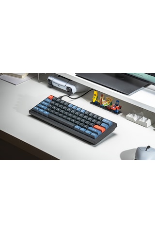 Keychron V4-B1 QMK Custom K Pro Red Switch RGB HotSwap Mekanik Klavye