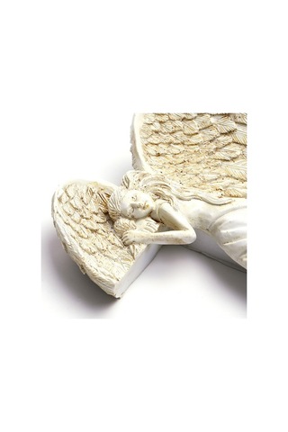 Fortunelane Saçma Resin Mavi Yanaçlı Melek Kapı Çerçevesi Dekorasyonu - Oturma Odası, Yatak Odası, Ofis Dekoru, Misafir Memnun Ed