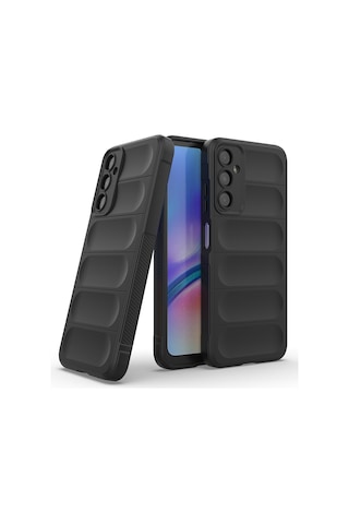 Galaxy A16 Kılıf Esnek Tpu Oyuklu Arka Yüzey Tasarımlı Zore Etnik Silikon Kapak Koyu Yeşil