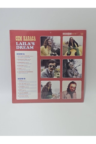 Cem Karaca Laila's Dream Lp Plak