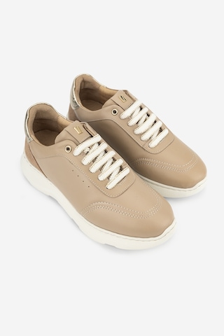 Valmenti Kadın Hakiki Deri Nude Sneakers & Spor Ayakkabı 298 7025 Bn Ayk Y26 Sand Pen/pdr Su/gold