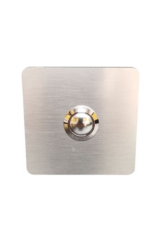 Algatec Paslanmaz 304 Kare Zil Butonu 70x70mm