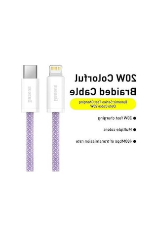 Zyzqstore 2m Usb-c Şarj Kablosu, 20w Hızlı Şarj, Baseus Dynamic Cald000105