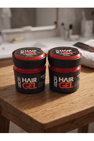Fix Egoiste Hair Gel 09 Ultrastrong Saç Jölesi 500 Ml - Keratin & Prov Complex Ekstra Güçlü Tutuş 2'li Set