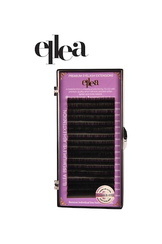 Ellea Classic İpek Kirpik C Kıvrım 0.7 Kalınlık 8 MM Uzunluk
