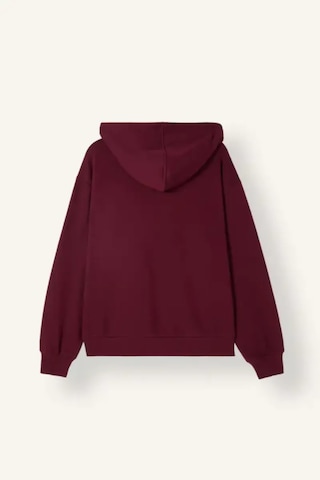 Defacto Relax Fıt Kapüşonlu Basıc Düz Kalın Sweatshirt Kumaşı Hırka C1809ax26wnbr115 Bordo-br115