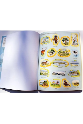 Birlinn - Sticker Atlas Of Scotland