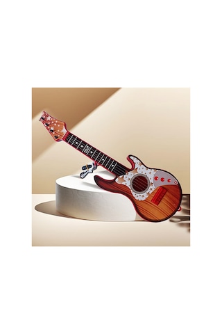 Oyuncak Gitar Elektro Gitar Okul Gösterileri İçin Gitar 15x50cm 2 Adet