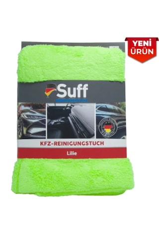 Suff Mikrofiber Lilie Kfz-reınıgungstuch 70x50 Gri - Mavi - Yeşil