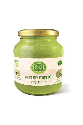 Glutensiz Fabrika Glutensiz Antep Fıstığı Ezmesi 300 G