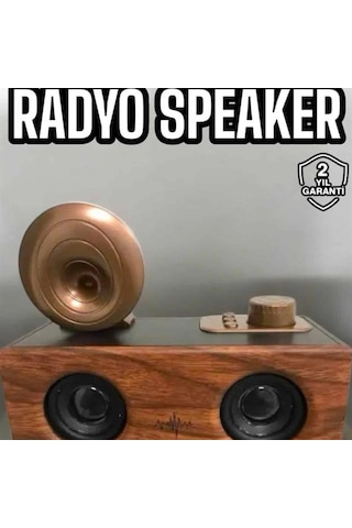 Bluetooth Hoparlör Ahşap Klasik Retro Gramofon Bluetooth Müzik Kutusu 84757541