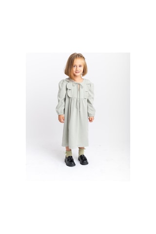 Cigit Papatya Tencel Elbise 2-7 Yaş Mint Yeşili Mint Yeşili