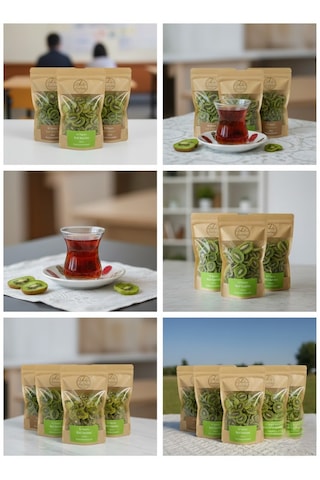 Kurutulmuş Kivi Dilimleri Avantajlı Paket 12 X 50 G 600 G