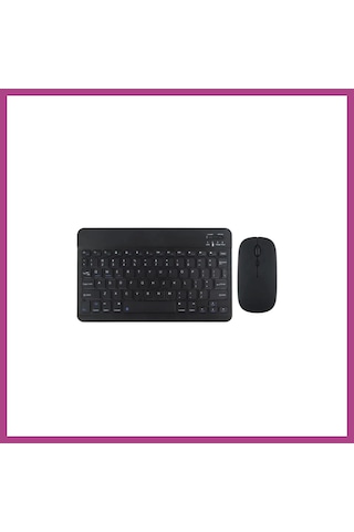 Gees Global Kyb71 Kablosuz Türkçe Q Klavye Mouse Set - Siyah Gbzs Diğer