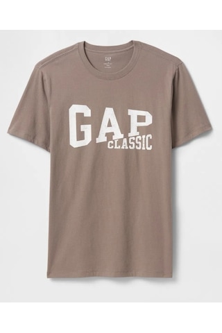 Gap Everyday Soft Gap Classic Logo 745029 T-shirt Kısa Kol Tişört Erkek T-shirt Kahverengi
