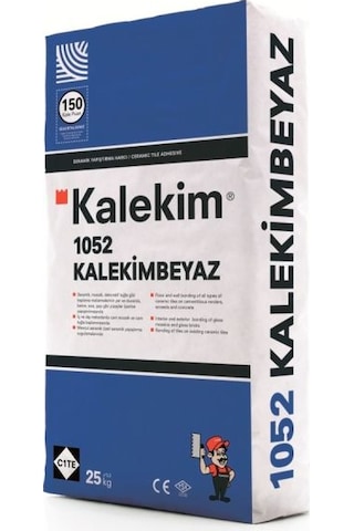 KalekimBeyaz 1052 Seramik Yapıştırma Harcı 25 KG KalekimBeyaz 1052 Seramik Yapıştırma Harcı 25 KG