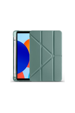 Xiaomi Redmi Pad Se 8.7 Kılıf Tri Folding Kalem Bölmeli Standlı Kılıf Kapaklı Kılıf