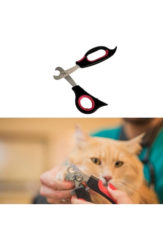 Go İthalat Büyük Irk Köpek Kedi Çelik Uçlu Evcil Hayvan Tırnak Makası Pati Bakım Aleti Ergonomik Kay